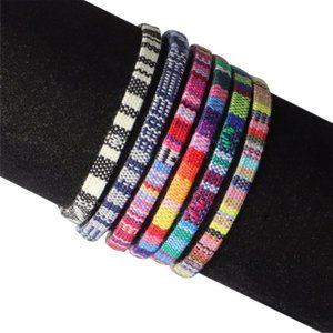 Friendship Braided Bracelet for Women Teen Girls Colorful Handmade String Cotton